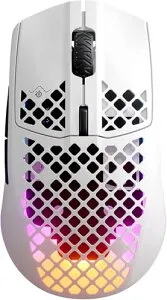 SteelSeries ゲーミングマウス 無線 Aerox 3 Snow Wireless