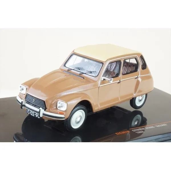 イクソモデル 1/43 シトロエン ディアーヌ NAZARE 1982 ブラウン 完成品ミニカー CLC307N