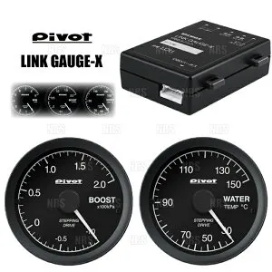 PIVOT ピボット リンクゲージX 3点セット (ブースト計/水温計) MOVE ムーヴ/カスタム LA100S/LA110S/LA150S/LA160S H22/12～ (LOB/LOW/LOU
