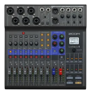 ZOOM LiveTrak L-8 ポッドキャストに、ミュージックにライブミキサー＆レコーダー【送料無料】