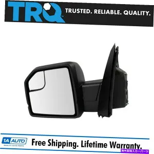 USミラー TRQミラーパワー加熱LEDターン信号テクスチャブラックドライバーサイドLHフォードのためのLH TRQ Mirror Power Heated LED Turn Signal Textured Black Driver Side LH for Ford【並行輸入品】