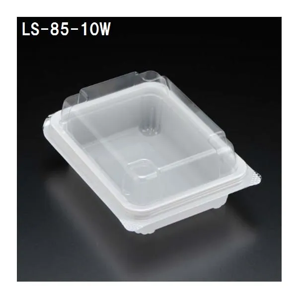 【ケース販売】ユニコン LS-85-10W 95ｘ125ｘ本体深30蓋高19mm（1000枚）