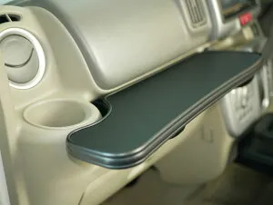 日本製【ベース】テーブル スズキ エブリィワゴン / EVERYWAGON DA17W/DA17V 2015.02～ 【 ドリンクホルダー フロントテーブル ナビ カウンター インテリア カー用品 キャンプ 内装 モニター 携帯 ス