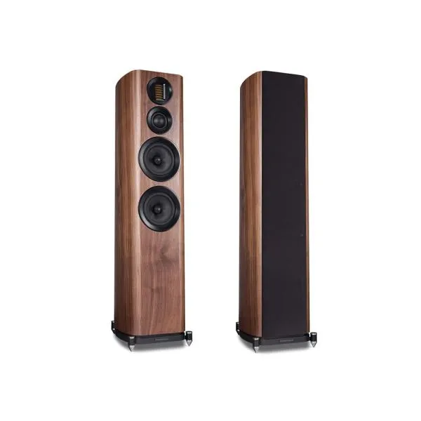 Wharfedale - Evo4.4/WN/ウォールナット（ペア）フロアスタンドスピーカー【メーカー在庫有り即納】