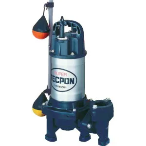 寺田 汚物混入水用水中ポンプ 自動 0.4kw 全揚程9m 60Hz PXA400T