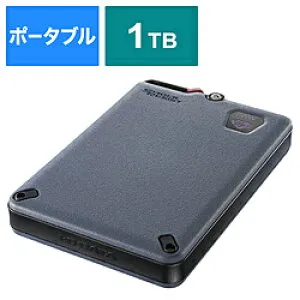 IO DATA(アイオーデータ) HDPD-SUTC1 外付けHDD USB-C＋USB-A接続 「BizDAS」セキュリティモデル(Mac/Windows11対応) ［1TB /ポータブル型］ HDPDSUTC1