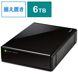 ELECOM(エレコム) ELD-QEN2060UBK ［ポータブル型 /6TB］ 外付けHDD USB-A接続 テレビ録画向け ブラック