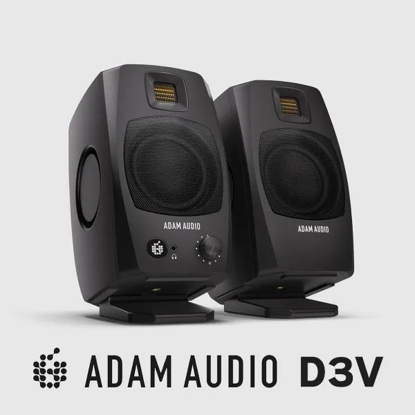ADAM Audio アダムオーディオ D3V ペア Black アクティブ モニタースピーカー
