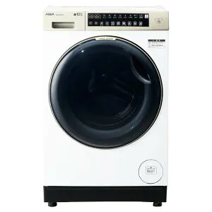 【アウトレット品】アクア AQUA AQW-DM10R-L(W) ホワイト ドラム式洗濯乾燥機 左開き 洗濯10kg/乾燥5kg まっすぐドラム