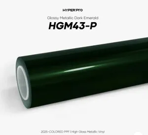 KKVINYL HyperPRO カラーPPF Glossy Metallic Dark Emerald HGM43-P(1.52mx15m)
