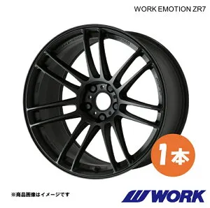 WORK ワーク ホイール 1本 ワークエモーションZR7 1ピース ノア/ヴォクシー 4WD ワイドボディ DBA-ZRR85W【18×7.5J 5-114.3 INSET53 MBL】WORK EMOTION ZR7