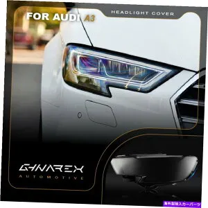 Headlight Covers アウディA3 S3 8V 2017-2019ヘッドライトレンズ交換用カバーセット左+右 For Audi A3 S3 8V 2017-2019 Headlight Lens Replacement Cover Set LEFT+RIGHT【並行輸入品】