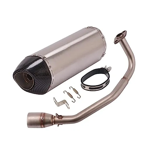 に適合する PCX125 PCX150 2018-2020 フルシステムオートバイの排気変更フロントリンクパイプマフラー DB キラー排気管(2)