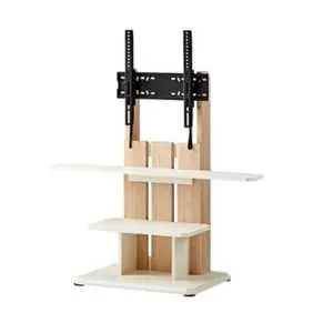 朝日木材 24?55インチ対応 テレビスタンド Swing (自立式) ナチュラル木目＆白木目 WS-C590-NA