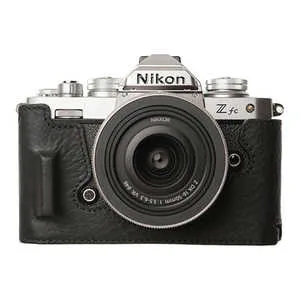 MR.STONE (受注生産) Nikon Zfc 専用本革ボディケース グリップ付 ブラック PTAO001