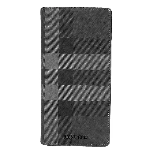 [BURBERRY] バーバリー 長財布 8070199 A1208 CAVENDISH ブラック 黒 ダークグレー [並行輸入品]
