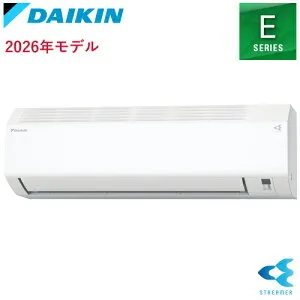 2.2k ルームエアコン Eシリーズ ホワイト おもに6畳用 単相100V S226ATES-W ダイキン【DAIKIN】【2026年モデル】