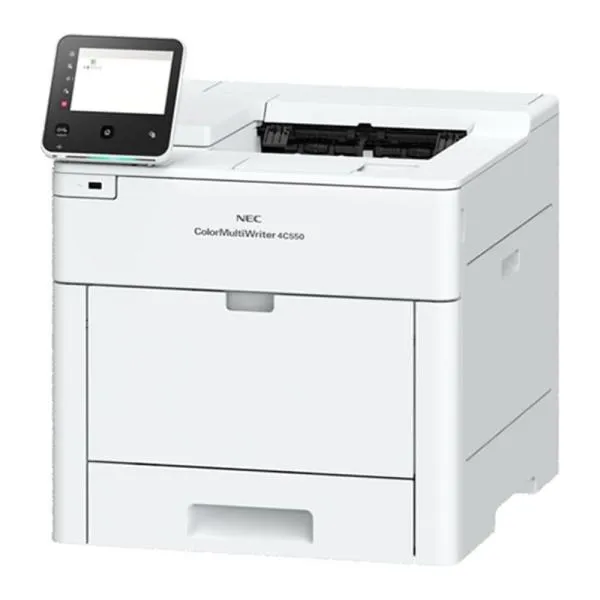 NEC A4カラーページプリンタ Color MultiWriter 4C550 PR-L4C550 (LED乾式電子写真方式 ARM Dual Core 1.3GHz 4GB 3.6GB 有線LAN Wi-Fi USB モバイルアプリ対応)