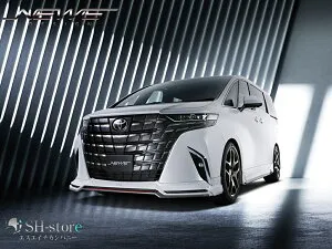 ニューズデザイン(NEW’S DESIGN)フロントハーフスポイラーABS製未塗装 40系アルファード前期 AS-LINEハーフタイプ