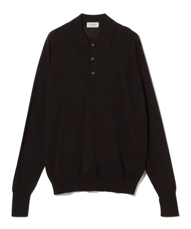 【別注】JOHN SMEDLEY ジョン スメドレー / DORSET 30ゲージ ニットポロシャツ シャツ・ブラウス MEN FAULKNER BROWN S