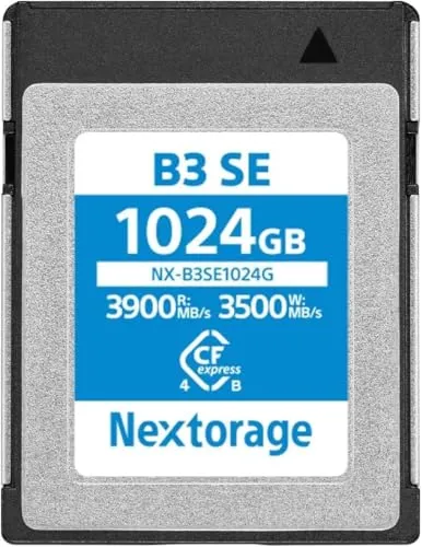 Nextorage 日本メーカー CFexpress 4.0 Type B 1024GBメモリーカード 最大読み出し速度3900MB/s 最大書き込み速度3500MB/s NX-B3SE1024G CF express 4.0 typeb 1TB ネクスト