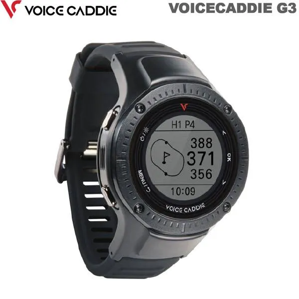 ボイスキャディ G3 ゴルフウォッチ ゴルフ 距離計測器 VOICE CADDIE ブラック 時計 ウォッチ 時計型 GOLF ラウンド 25ET
