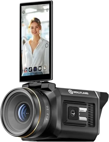 【国内正規品】Hollyland VenusLiv V2 4Kライブストリーミングカメラ/ワンタップで多彩なプラットフォーム配信/Tiktok YouTube 横・縦向き撮影配信/ライブコマース最適/ズームレンズ一体型