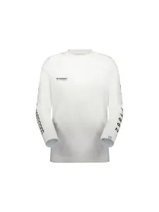 マムート (MAMMUT) QD LOGO PRINT LONGSLEEVE T-SHIRTS AF MEN トレッキング アウトドア 長袖Tシャツ メンズ WHITE-BLACK PRT3 1016-01030-00742