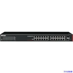 ■バッファロー 法人向け Giga対応 Layer2スマート/大容量PoEスイッチ 24ポート BSGS2024PHP(3527830)[送料別途見積り][法人・事業所限定][掲外取寄]