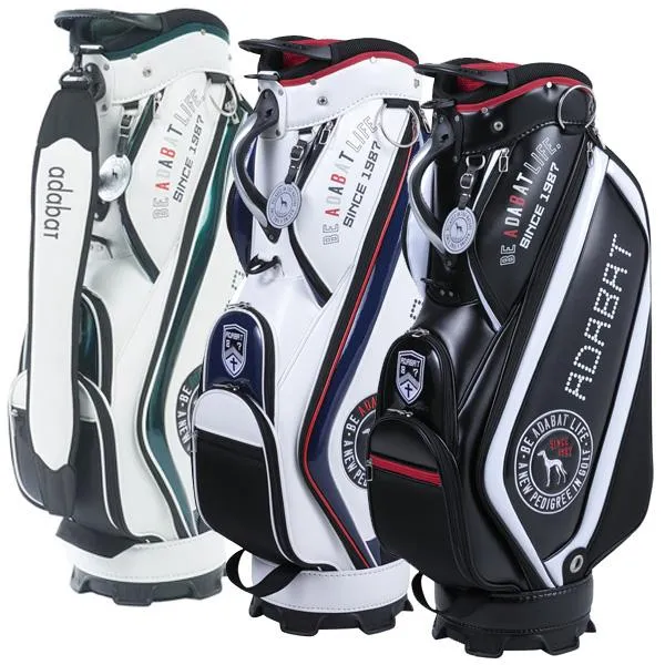 ★付属ネームタグ刻印無料★アダバット キャディバッグ ABC437 メンズ カート型 9型 2025年モデル