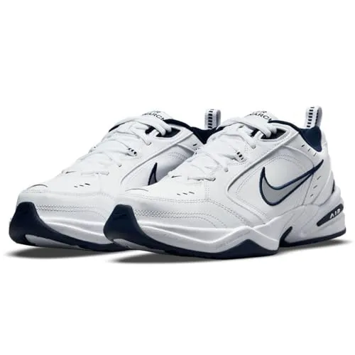 [ナイキ] エア モナーク 4 AIR MONARCH IV ホワイト/メタリックシルバー/ミッドナイトネイビー 416355-102 26.5cm