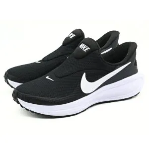 NIKE ナイキ スニーカー レディース スリッポン 靴 黒 ブラック シンプル ランニング ウォーキング シューズ 人気 ブランド 運動 ジム 散歩 普段履き レボリューション 8 イージーオン REVOLUTION