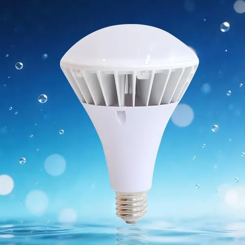 2個セット PAR65 LEDバラストレス水銀灯 IP66防水 屋内 屋外兼用 20000lm超高輝度 PAR56 LED高天井照明 LED電球 E39口金 高輝度 14000LM LED看板灯 バラストレス水銀灯代替 PAR65 E39口金 無チラツキ