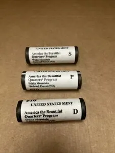 2013 ATB クォーター ホワイトマウンテン国立公園 NH P D & S オリジナル US ミントロール