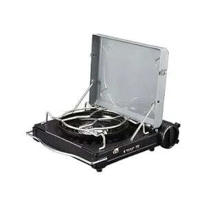 FORE WINDS ラックス・キャンプ・ストーブ ブラック FW-LS01-SL (シルバー)