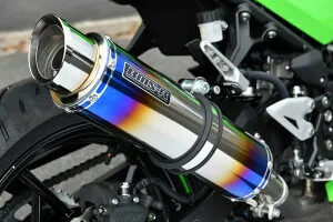 【マラソン期間 クーポン配布！】 ビームス BEAMS バイク用 マフラー R-EVO2 スリップオン ヒートチタンサイレンサー 政府認証 JMCA NINJA400 / Z400 2018~ G432-54-P1J