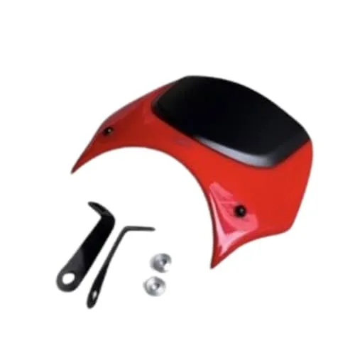 Diabolus by K-SPEED ホンダハンターカブCT125用ウインドシールド スクリーン ツートーンカラー 風防 カスタムパーツ CT115 / Diabolus Two-Tone Windshield for Honda CT125 (Red)