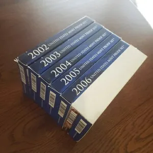 2002-2007 セット ~ 米国造幣局クラッドプルーフセット 箱入り COA 付き