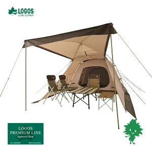 地震対策 送料無料 LOGOS/ロゴス Tradcanvas DX・PANEL オーニングプラトーテントXL 71201003 2ルームテント デビルブロックST アウトドア よしずスタイル 収納バッグ付き バイク好き ギフト お買い物