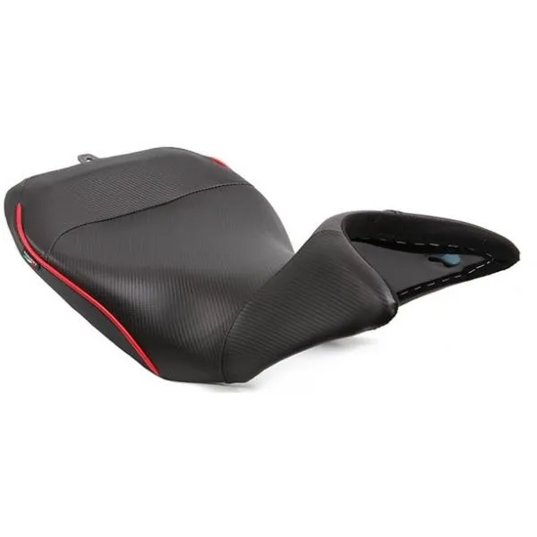 SARGENT サージェント ワールドスポーツパフォーマンスシート 【レギュラーシート：フロント】 パイピングカラー：H060グリーン Multistrada 1200 シート 外装