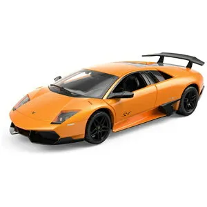 童友社｜DOYUSHA 塗装済み完成品 1/24 ダイキャストカー ムルシエラゴ LP 670-4 SV オレンジ