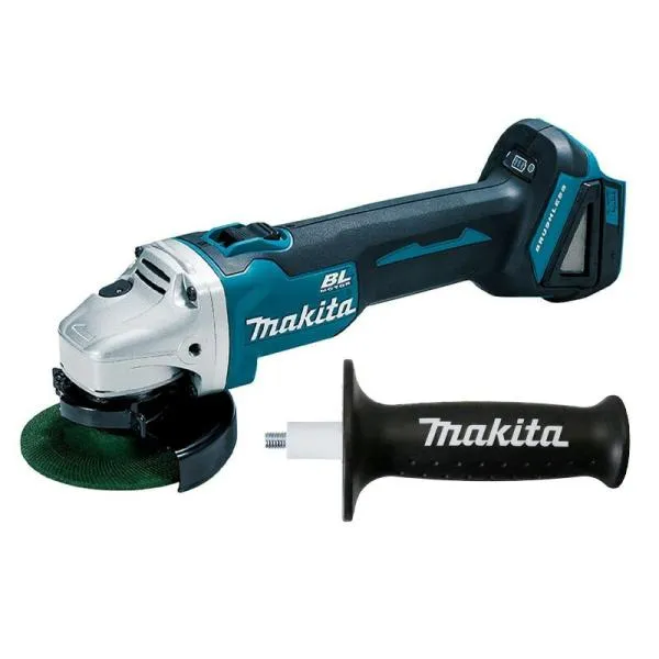 マキタ(makita)【GA404DZN+サイドグリップ】 充電式ディスクグラインダー 本体のみ 18V (100mmスライドスイッチタイプ)