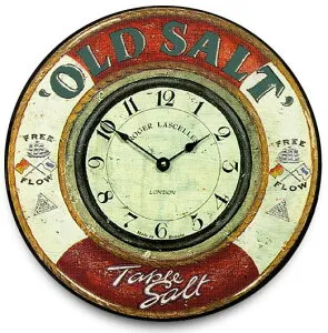 アンティーク調でお洒落！ロジャーラッセル掛け時計 RogerLascelles掛け時計 Nautical wall clock, 'Old Salt' 壁掛け時計 PUB-SALT