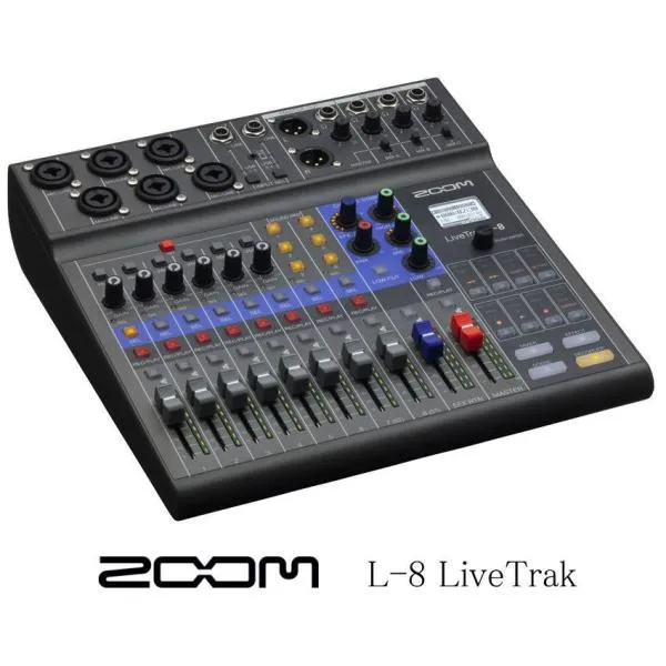 [※お取り寄せ商品] ZOOM LiveTrak L-8 8-Track Live Mixer / Recorder ズーム 8トラック ライブ・ミキサー レコーダー