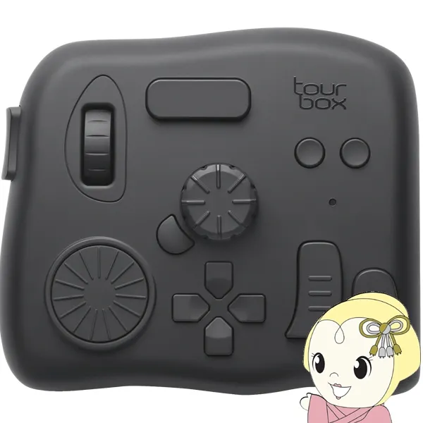 TourBox Elite 左手デバイス Bluetooth 5.0搭載 Black TOURBOX-ELITE-CBK