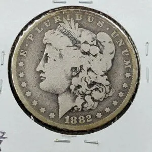 1882 O O/S $1 モーガン シルバー イーグル ドル バラエティ VAM コイン OMM 良好 / VG サーキュ