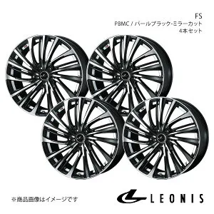 LEONIS/FS オデッセイ RC1/RC2/RC4 ホイール 4本セット 0039992×4【19×7.5J 5-114.3 INSET48 PBMC】