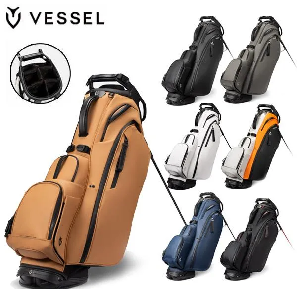 ベゼル(VESSEL) PLAYER 5.0 Pro Stand スタンドバッグ キャディバッグ ダブルストラップ (9.5型 4.2kg/3.8kg) メンズ 2025年モデル