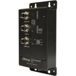 ギガビットPoEスプリッタ 鉄道向けEN50155準拠 1ポート IEEE802.3at準拠 24V DC出力