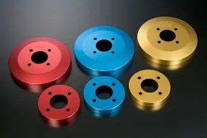 テイクオフN-ONE/N-BOX/N-WGN ローターカバー フロント左右セット ブルー